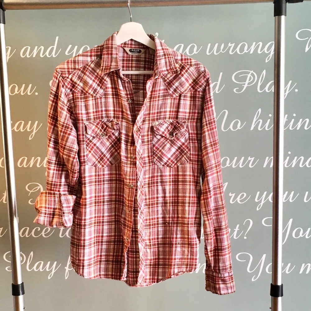 SALT VALLEY FLANNEL SNAP FRONT SHIRT